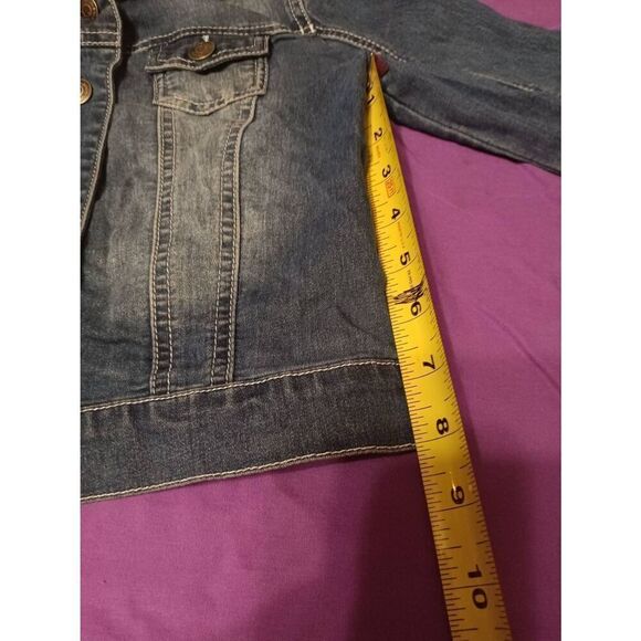 Revolution by Revolt brand Denim Jacket - Size: Small   (0652) - Picture 3 of 4